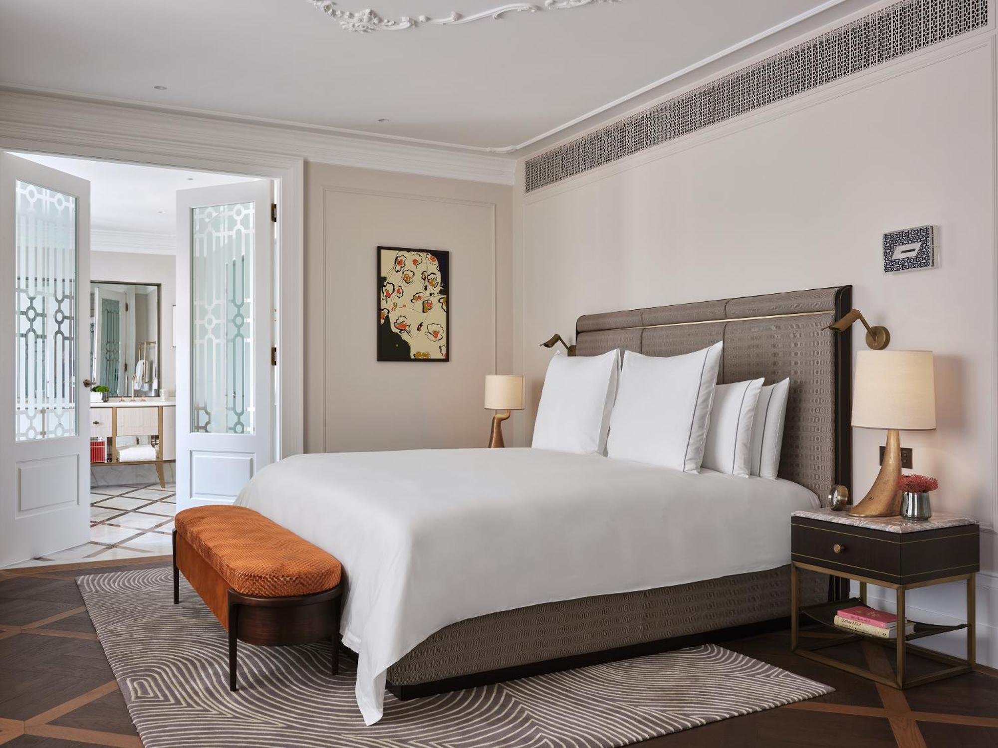 Hotel Rosewood Vienne Extérieur photo A bedroom at the hotel