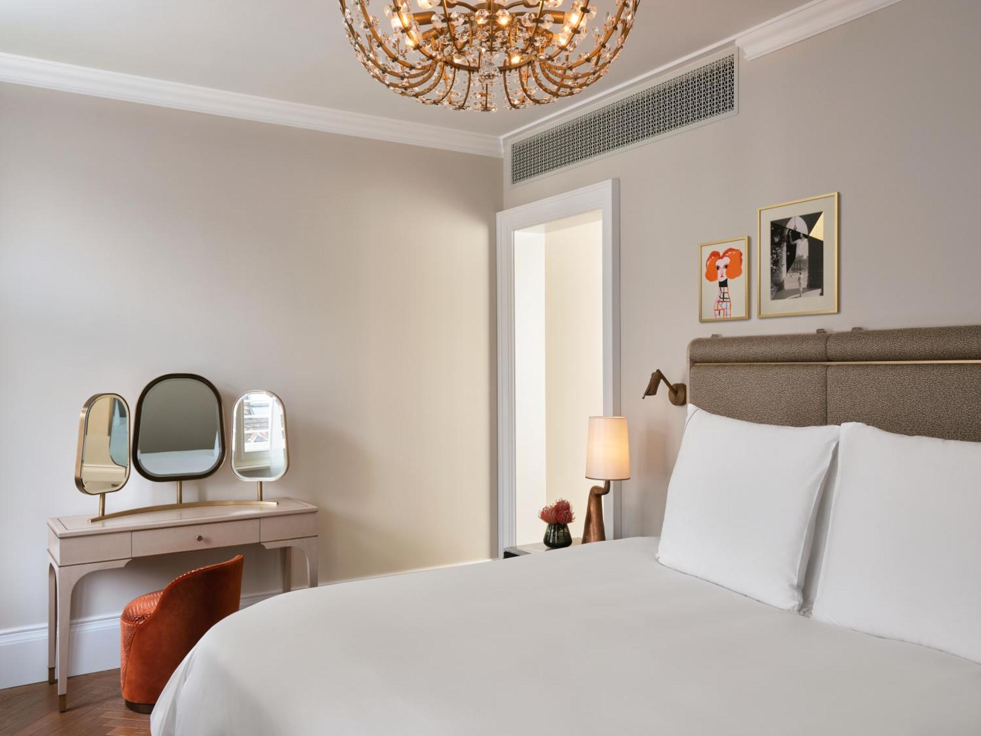 Hotel Rosewood Vienne Extérieur photo A bedroom at The Carlyle