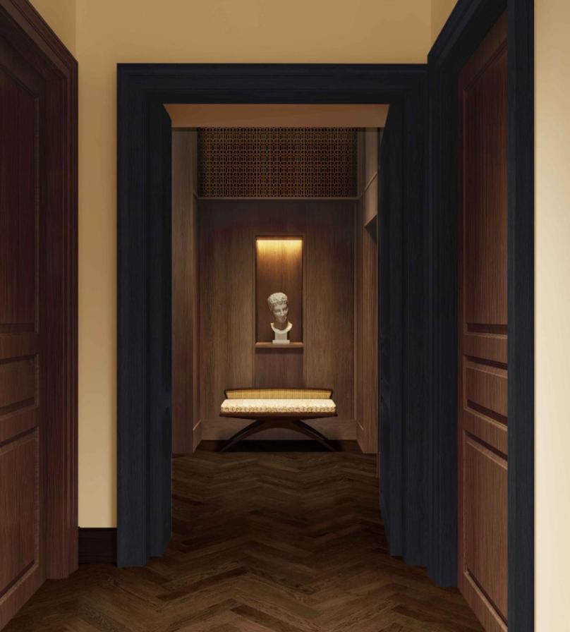 Hotel Rosewood Vienne Extérieur photo A digital rendering of the interior of the temple