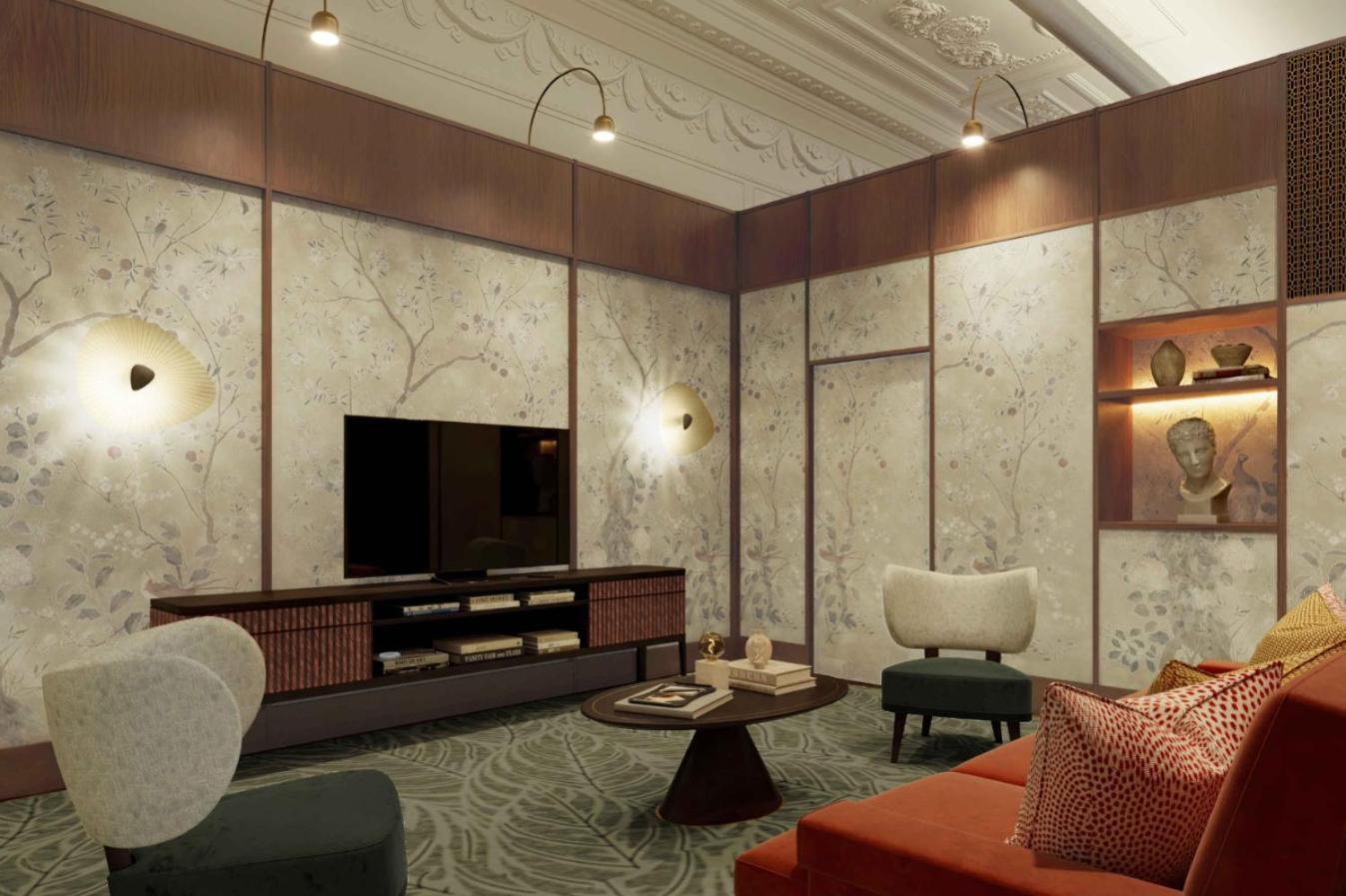 Hotel Rosewood Vienne Extérieur photo A room with a TV